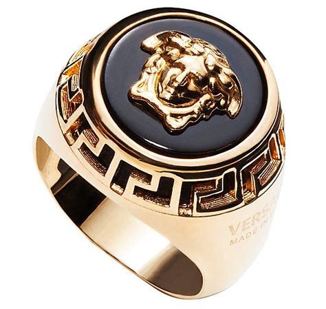 versace men earing|men's Versace ring.